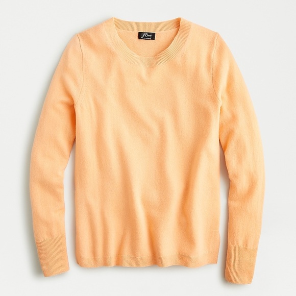 J.Crew Cashmere Crewneck Pale Guava Sweater - Picture 6 of 6